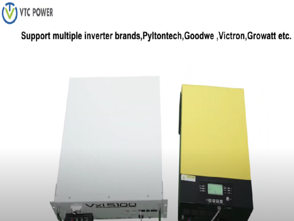 Vxl5100 51.2V 100Ah ESS Lifepo4 battery test with Voltronics Infinisolar VIII-5KW inverter.