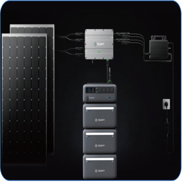 VTC2500AVTC3000A 3.1Kwh 3000 times cycle life Balcony Solar ESS