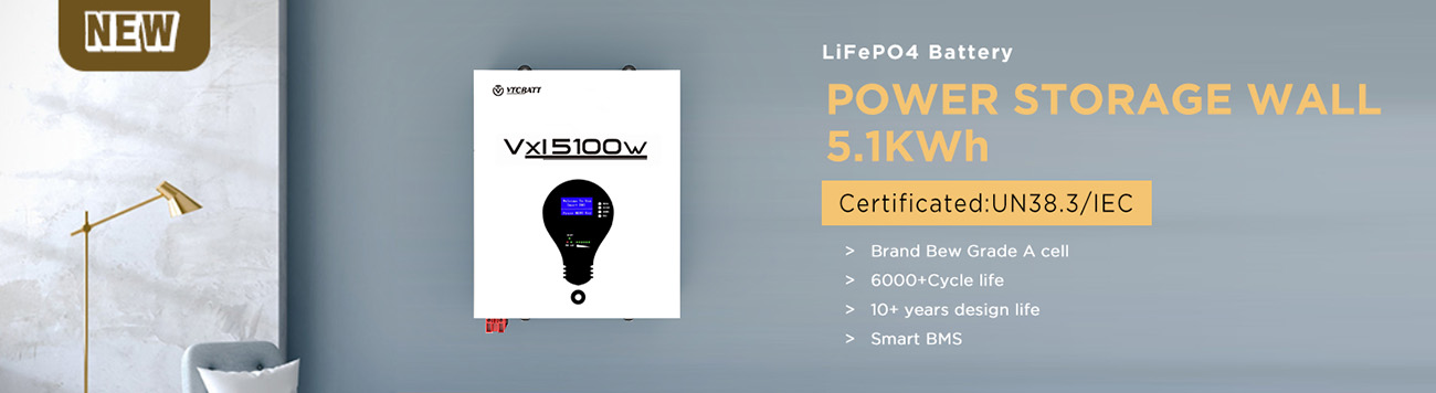 Vxl5100w 5.1Kwh Powerwall ESS Lifepo4 battery 