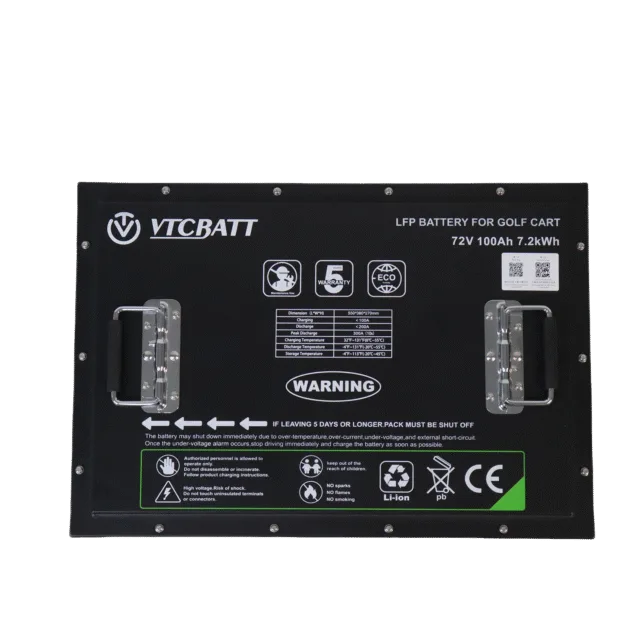 Golf cart battery 72V100AH 2