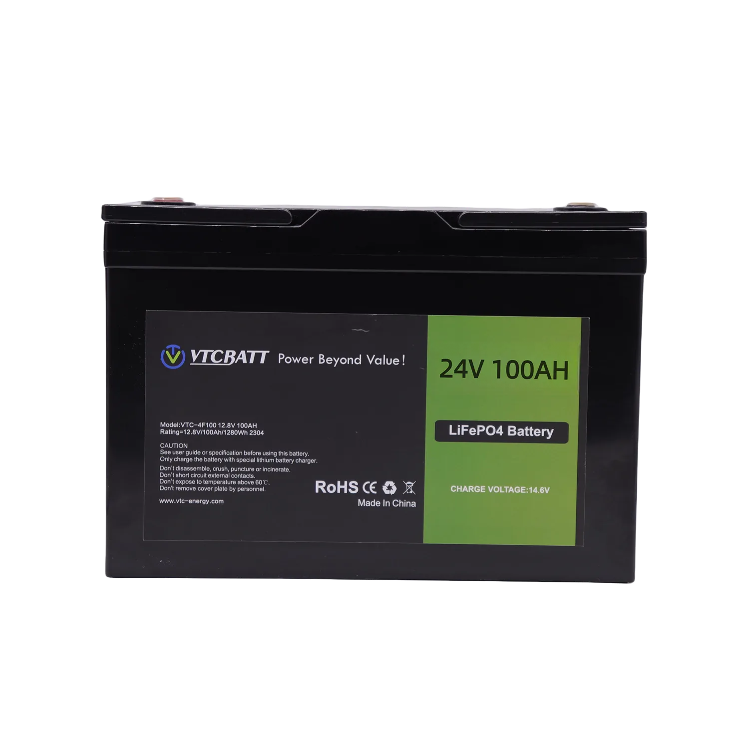 RV battery 24V 100AH