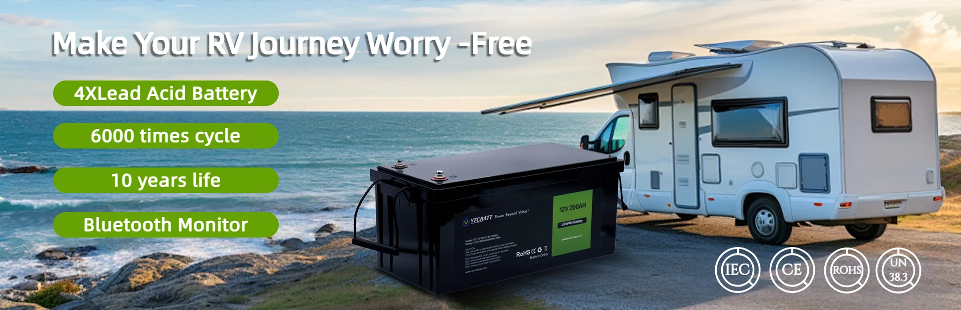 RV Lithium Power Solution - VTCBATT